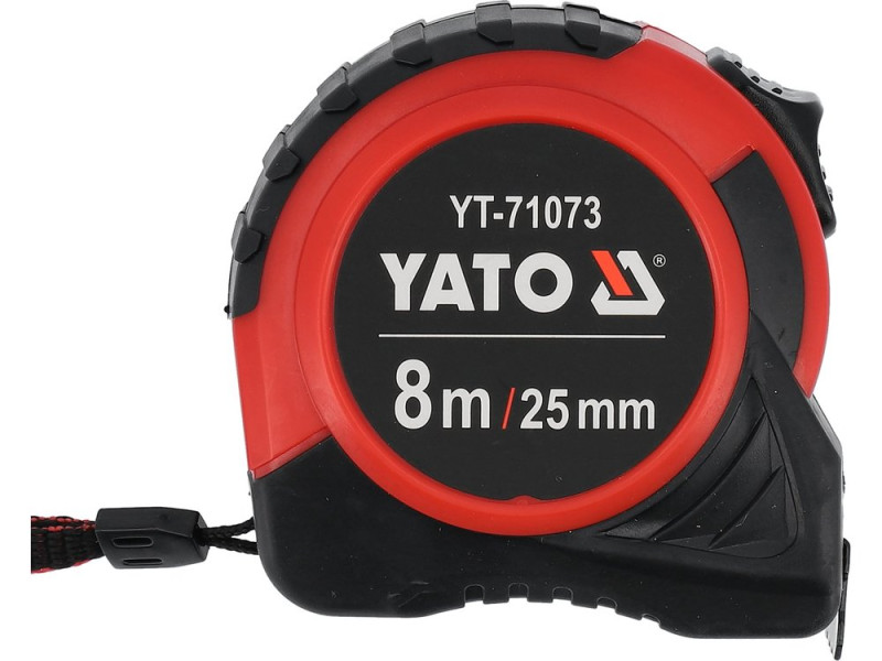 Рулетка измерительная YATO YT-71073, 8 м x 25 мм, обрезиненный корпус