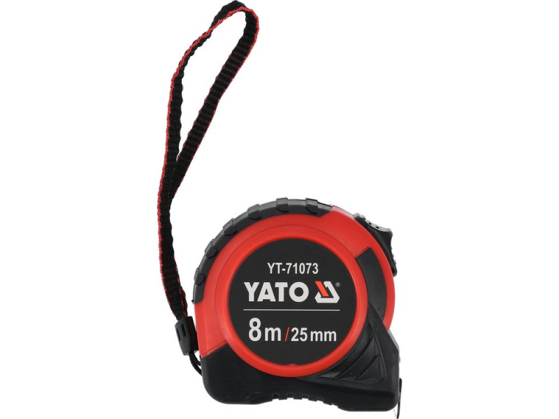 Рулетка измерительная YATO YT-71073, 8 м x 25 мм, обрезиненный корпус