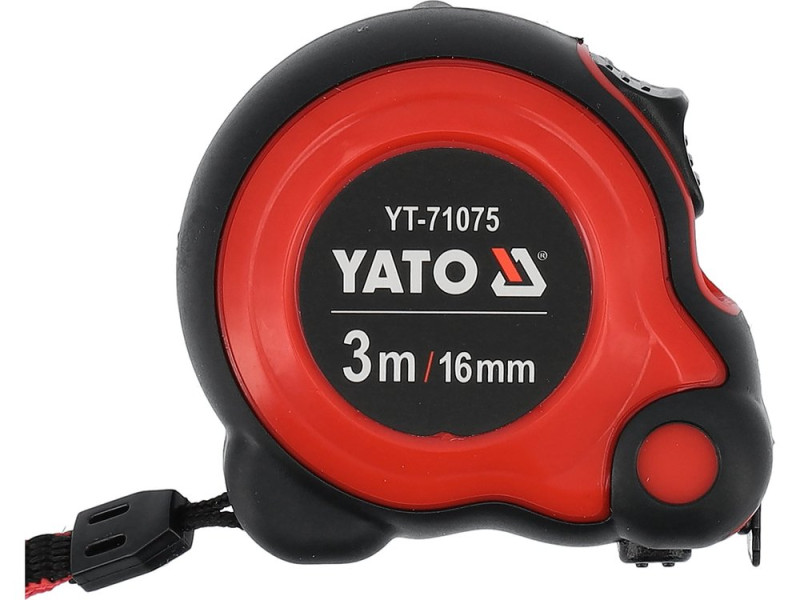 Рулетка вимірювальна 3 м × 16 мм YATO YT-71075