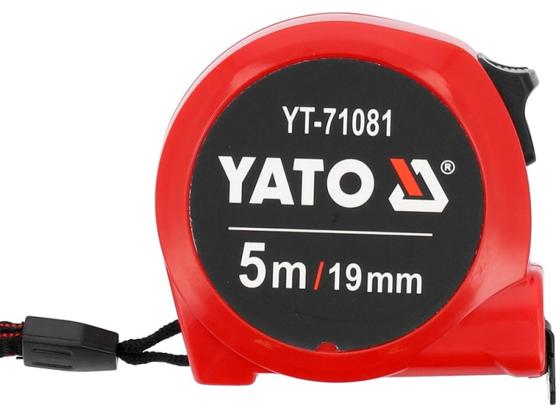 Рулетка вимірювальна YATO YT-71081, 5 м × 19 мм