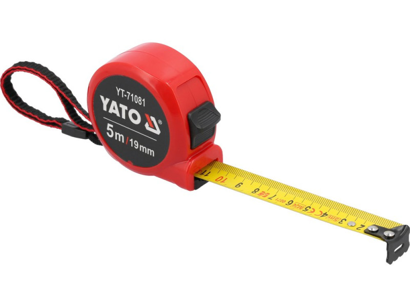 Рулетка вимірювальна YATO YT-71081, 5 м × 19 мм