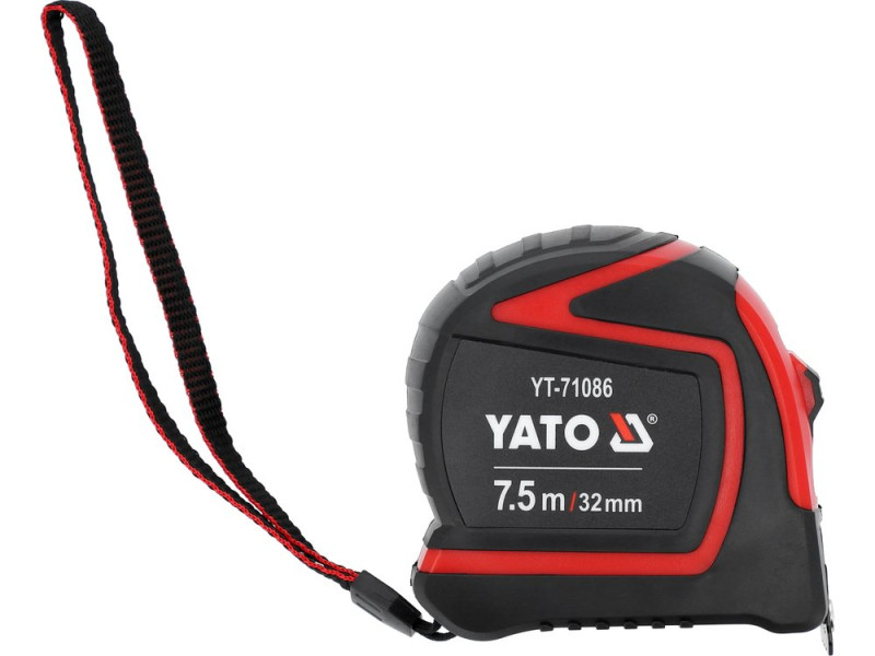 Рулетка вимірювальна YATO YT-71086, 7,5 м × 32 мм, магніт