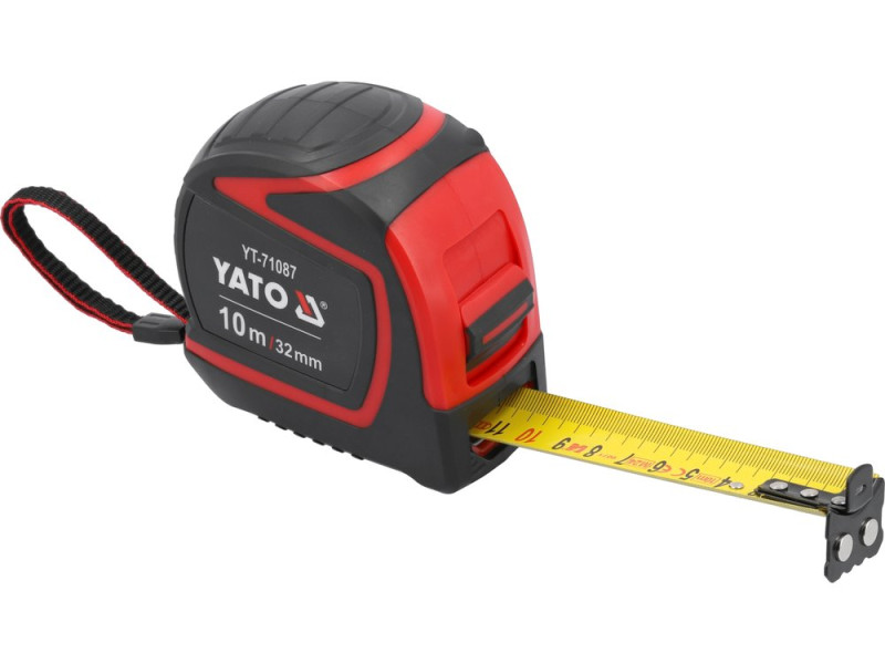 Рулетка вимірювальна YATO YT-71087, 10 м × 32 мм, магніт