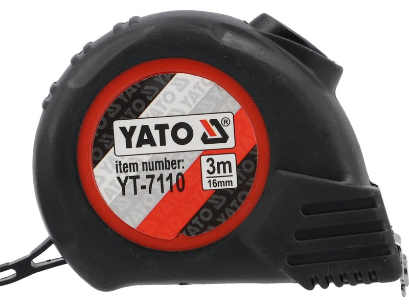Рулетка вимірювальна YATO YT-7110, 3 м × 16 мм, магніт