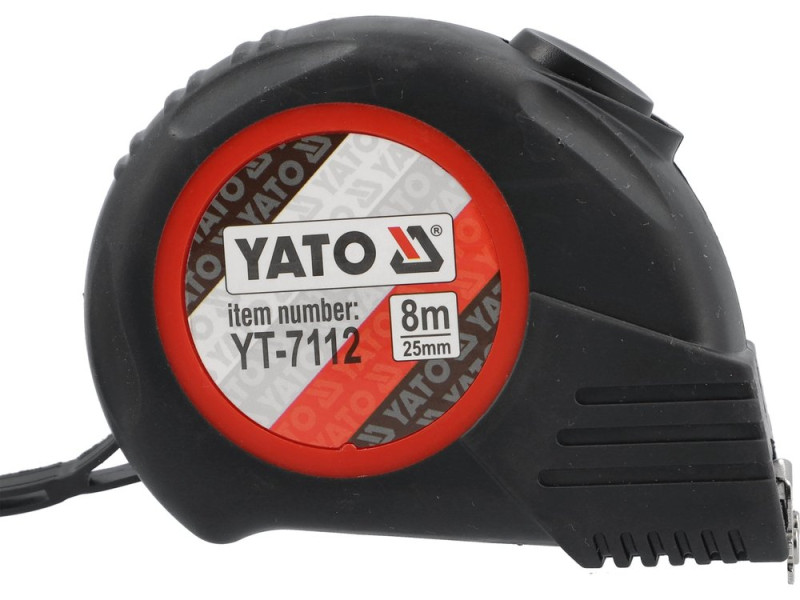Рулетка измерительная 8 м × 25 мм YATO YT-7112