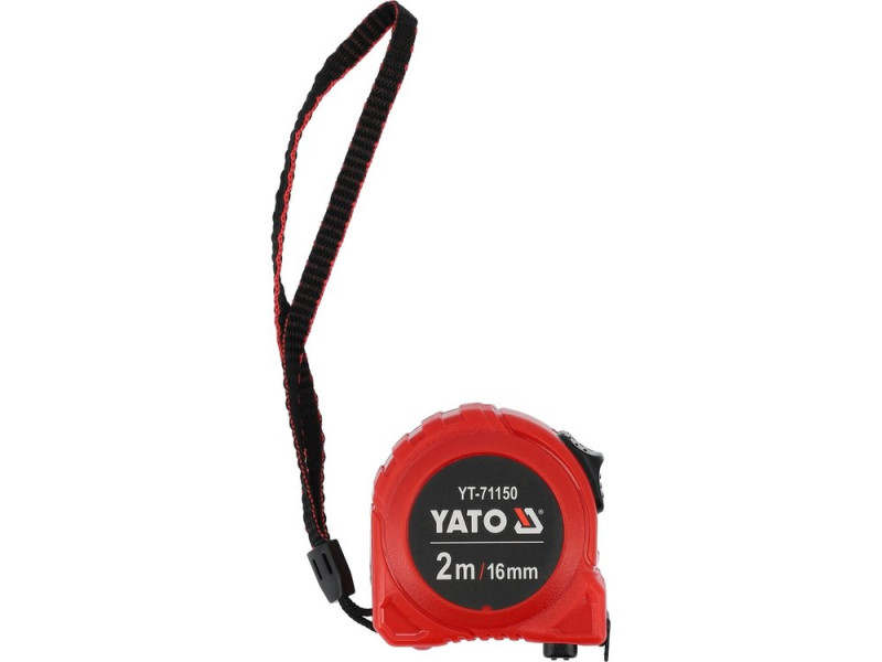 Рулетка вимірювальна YATO YT-71150, 2 м × 16 мм