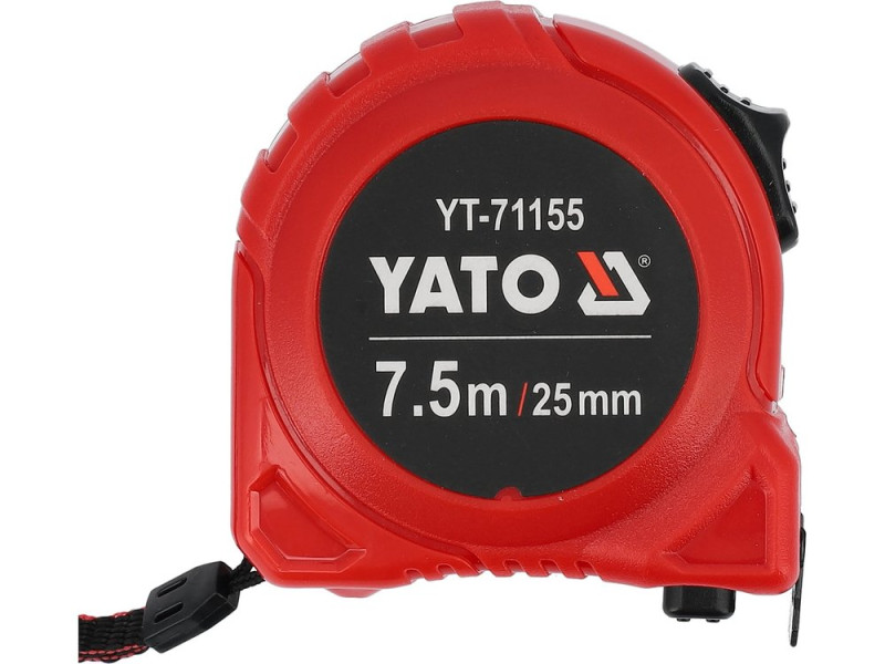 Рулетка вимірювальна YATO YT-71155, 7,5 м x 25 мм, 2 фіксатори
