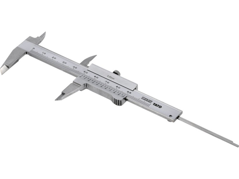 Штангенциркуль YATO: L=70 мм, точность ±0,05 мм (YT-71990)