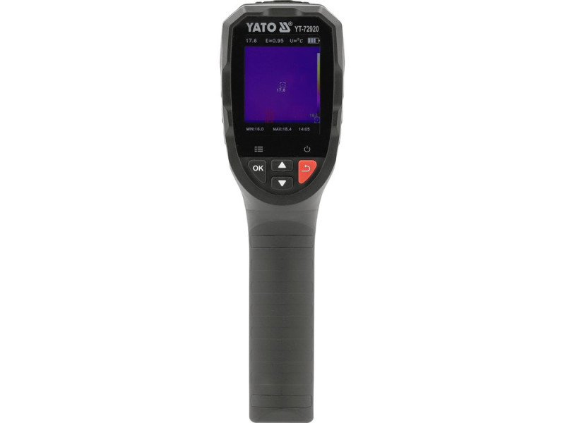 Тепловизионная камера YATO Li-Ion 3.7В -20-+150°С; 100-550°С, (YT-72920)