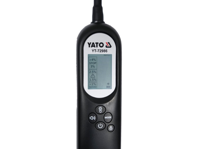 Тестер гальмівної рідини акумуляторний YATO YT-72986, USB-C