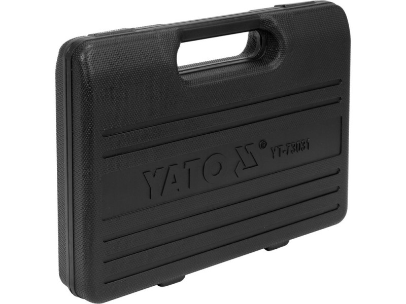 Тестер давления масла с адаптерами YATO YT-73031, 0-140 PSI, 12 предметов