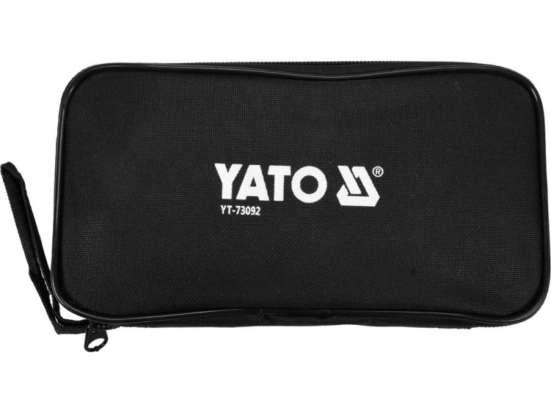 Мультиметр-кліщі для вимірювання електричних параметрів YATO з цифровим LCD-дисплеєм + чохол (YT-73092)