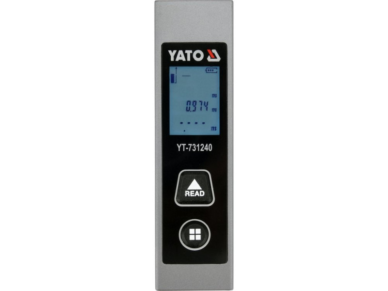 Далекомір лазерний кишеньковий YATO YT-731240, 30 м, ±5 мм, USB-C