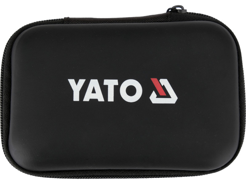 Дальномер лазерный брелок YATO с LCD-дисплеем, дальность 30 м, погрешность ±5 мм, пииние аккум. 220 мАГ