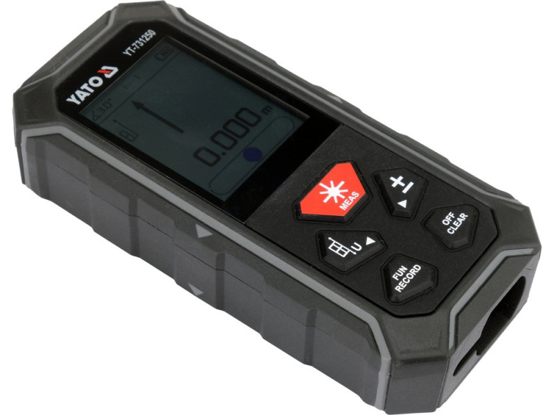 Дальномер лазерный двунаправленный YATO YT-731250, 100 м, зеленый луч