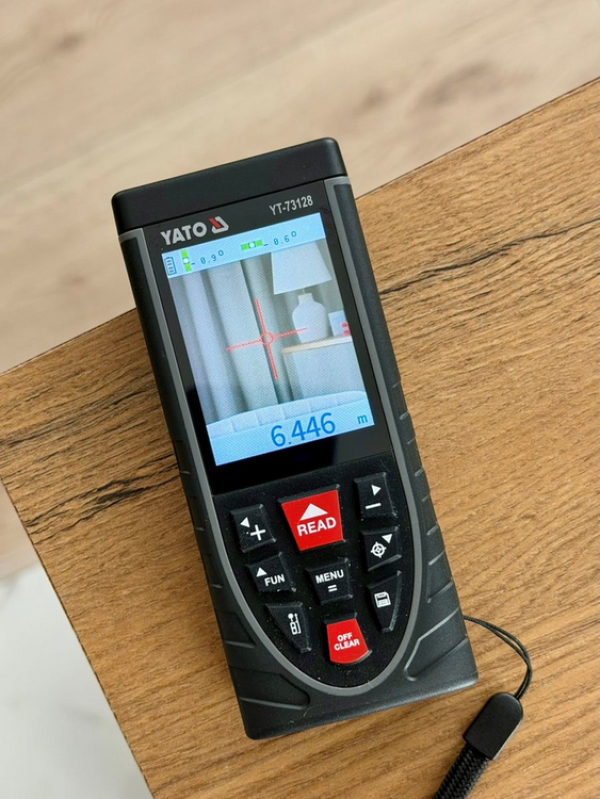Далекомір лазерний YATO YT-73128, 120 м, ±2 мм, з камерою