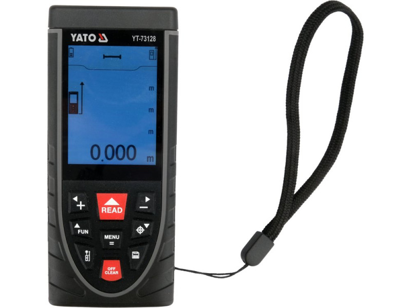 Далекомір лазерний YATO YT-73128, 120 м, ±2 мм, з камерою