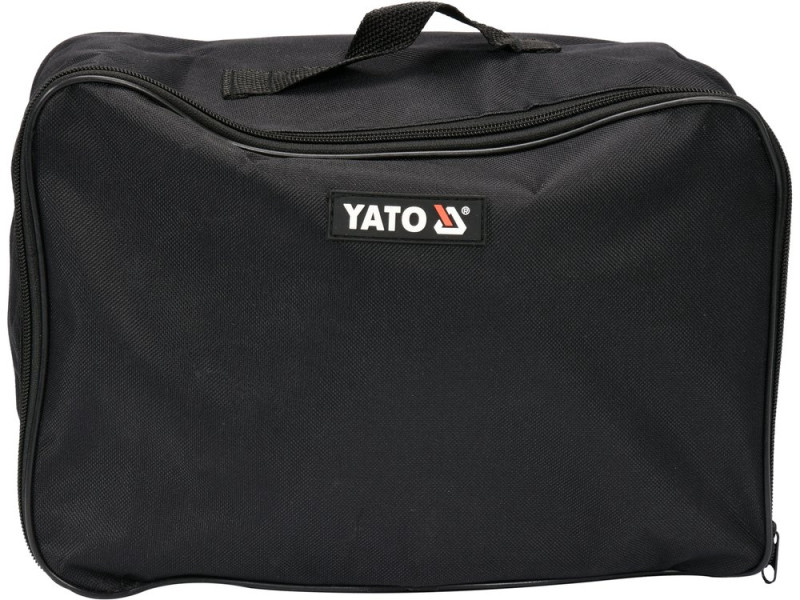 Компресор автомобільний YATO: 12В, 250Вт, тиск- МПа, 60л/хв, шланг- 5м, кабель- 3м + ліхтар LED (YT-73462)