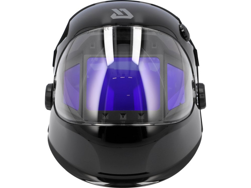 Маска електрозварювальника YATO TRUE COLOR з автозатемнюв фільтром 117х 156х 9,4мм, вічко- 108х82 мм (YT-73938)