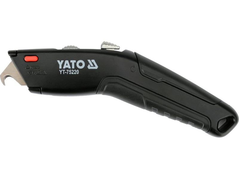 Нож двойной с трапециевидным и крючковым лезвием YATO YT-75220, SK5