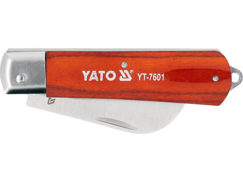 Ніж складаний серпак YATO YT-7601, клинок 75 мм, сталь 3Cr13