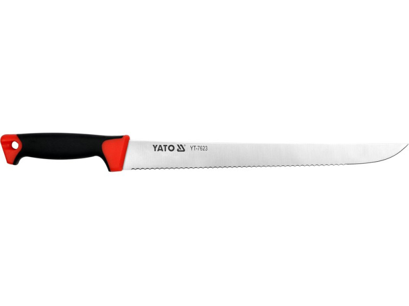 Ніж для різання ізоляції 500 мм YATO YT-7623, лезо 350х40х2,5 мм, 2Cr13