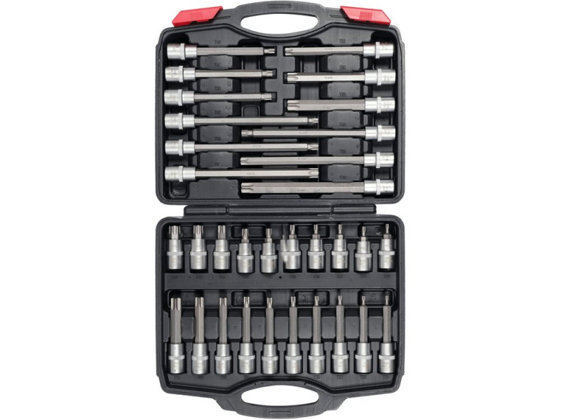 Набір головок торцевих з насадками TORX YATO YT-77541, 1/2", 32 шт
