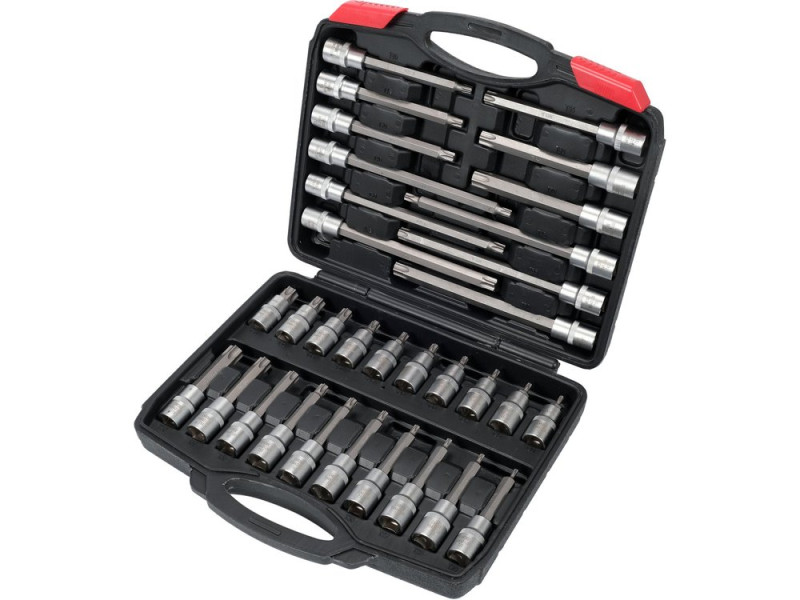 Набір головок торцевих з насадками TORX YATO YT-77541, 1/2", 32 шт