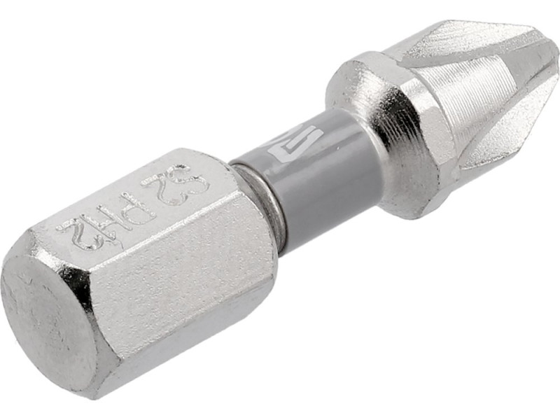 Набор бит Phillips PH2 25 мм YATO YT-78001, 1/4", S2, 2 шт