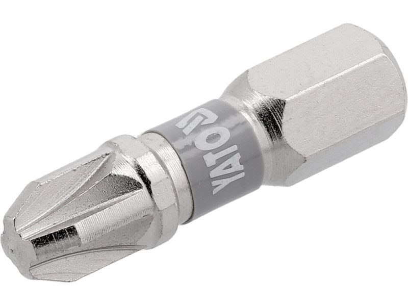 Набір біт Pozidriv PZ3 25 мм YATO YT-78005, 1/4", S2, 2 шт