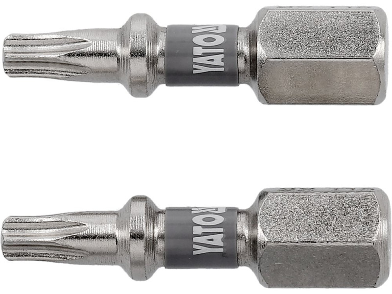 Набор бит Torx T15 25 мм YATO YT-78012, 1/4", S2, 2 шт