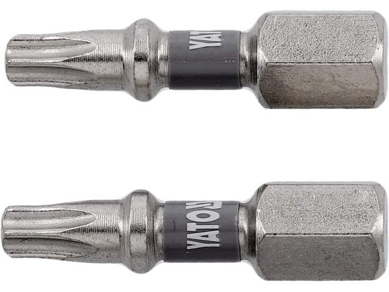 Набір біт Torx T20 25 мм YATO YT-78013, 1/4", S2, 2 шт