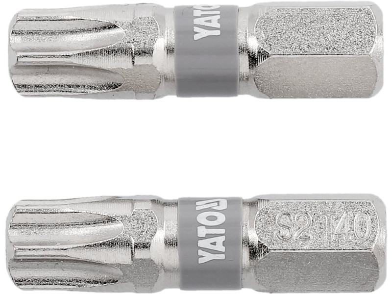 Набір біт Torx T40 25 мм YATO YT-78016, 1/4", S2, 2 шт