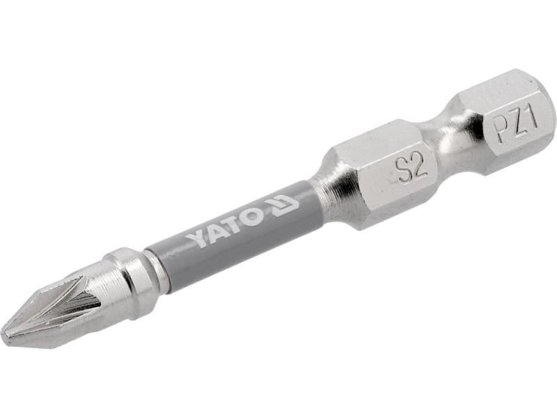 Набір біт Pozidriv PZ1 50 мм YATO YT-78023, 1/4", S2, 2 шт