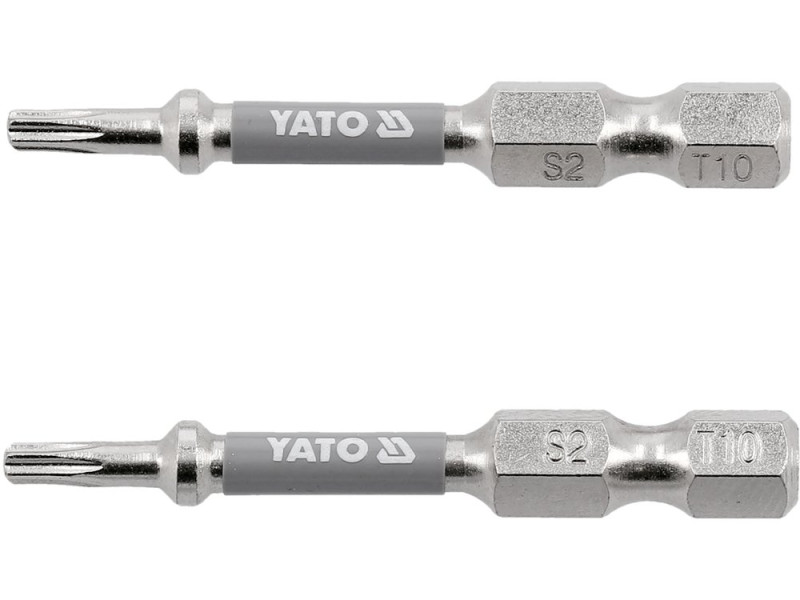 Набір біт Torx T10 50 мм YATO YT-78031, 1/4", S2, 2 шт