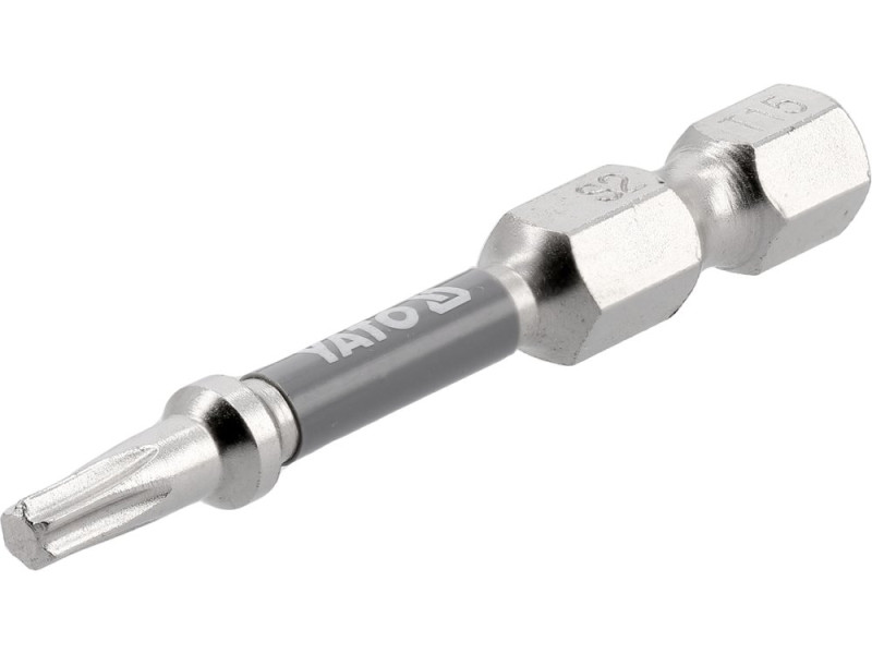 Набір біт Torx T15 50 мм YATO YT-78032, 1/4", S2, 2 шт
