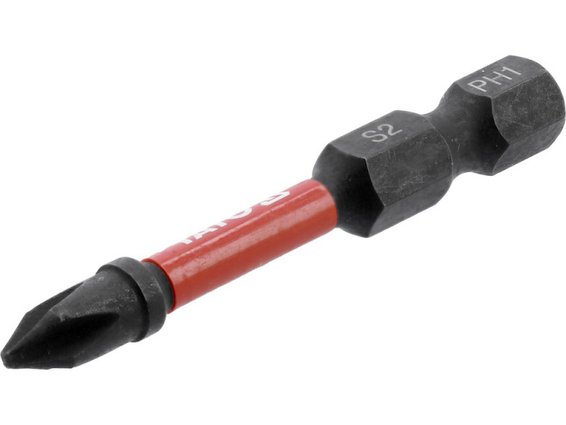 Набор бит ударных Phillips PH1 1/4" 50 мм YATO YT-78040, S2, 2 шт