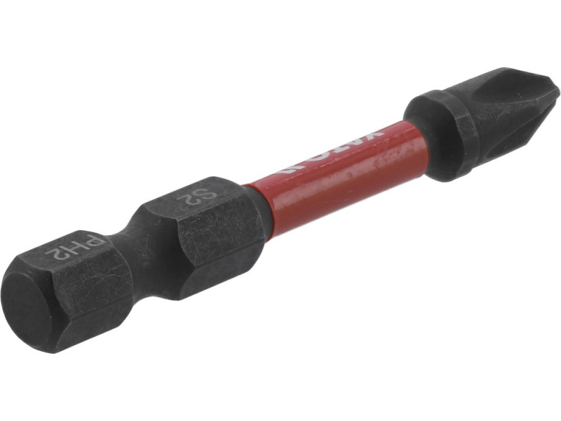 Набор бит ударных Phillips PH2 1/4" 50 мм YATO YT-78041, S2, 2 шт