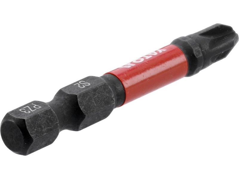 Набір біт ударних Pozidriv PZ3 1/4" 50 мм YATO YT-78045, S2, 2 шт