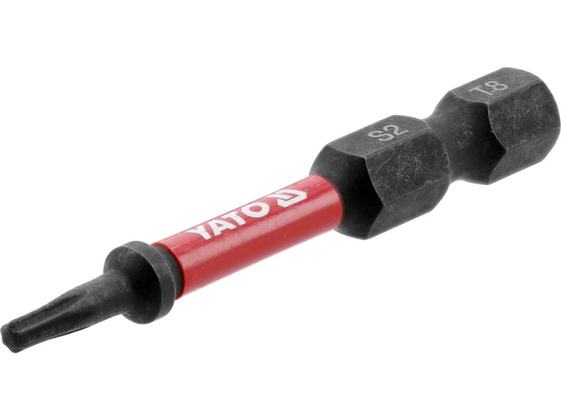 Набор бит ударных Torx T8 1/4" 50 мм YATO YT-78050, S2, 2 шт