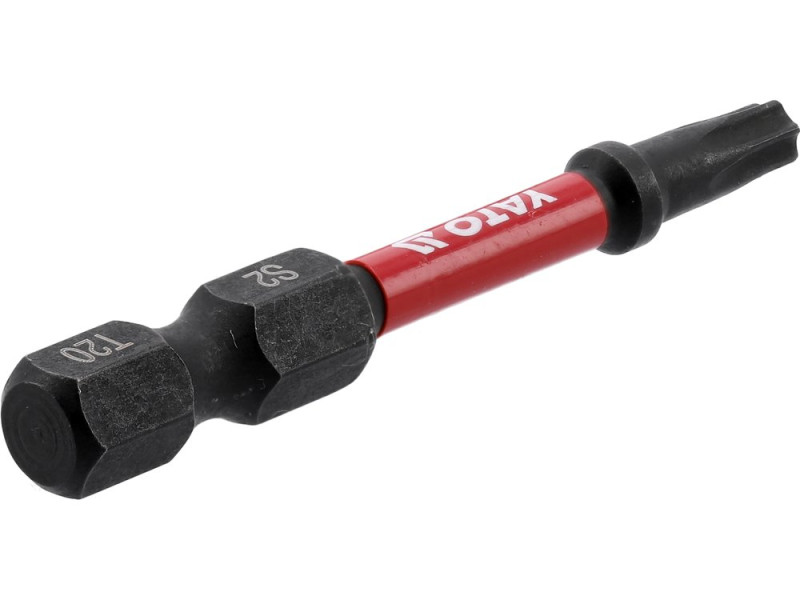 Набор бит ударных Torx T20 1/4" 50 мм YATO YT-78053, S2, 2 шт