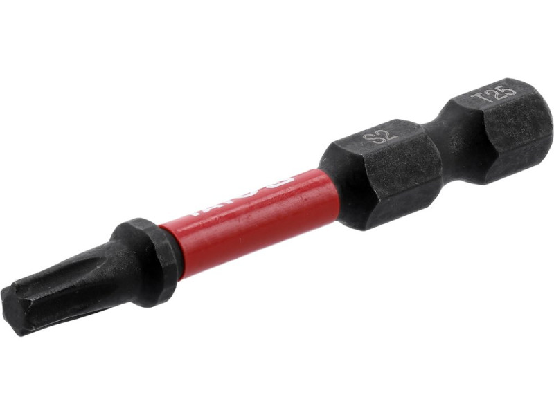 Насадка отверточная ударная YATO TORX T25 х 50 мм. HEX 1/4", 2 шт. (YT-78054)