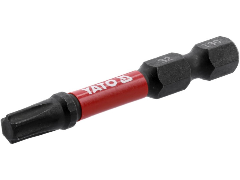 Набор бит ударных Torx T30 1/4" 50 мм YATO YT-78056, S2, 2 шт