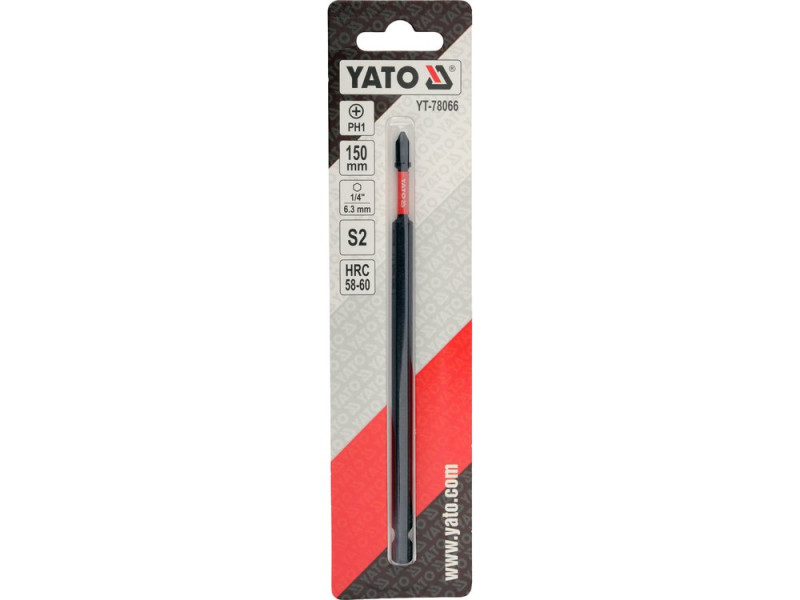 Біта ударна PH1 1/4" 150 мм YATO YT-78066