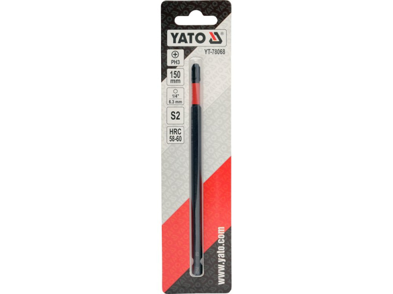 Біта ударна PH3 1/4" 150 мм YATO YT-78068