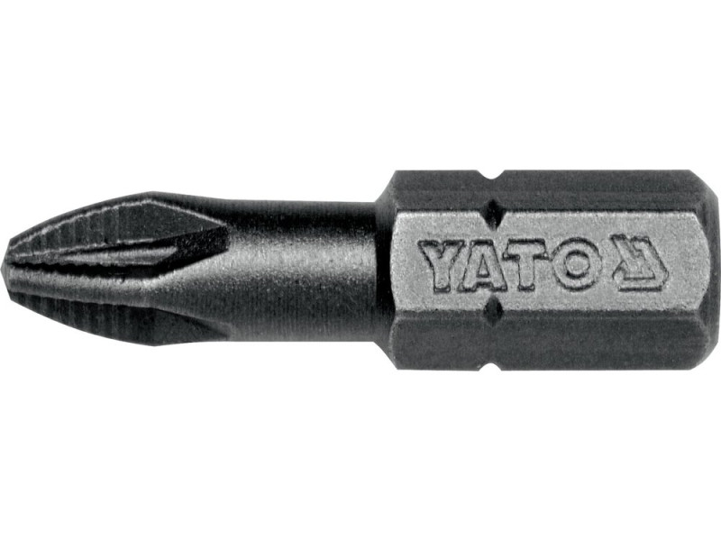 Біти Pozidriv PZ2 25 мм YATO YT-7811, хвостовик 1/4", 50 шт