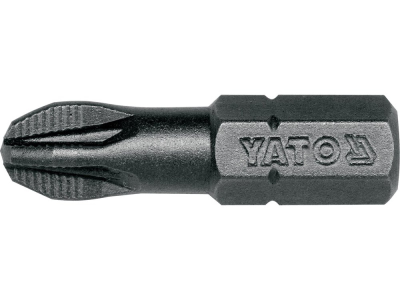 Биты Pozidriv PZ3 25 мм YATO YT-7812, хвостовик 1/4", 50 шт