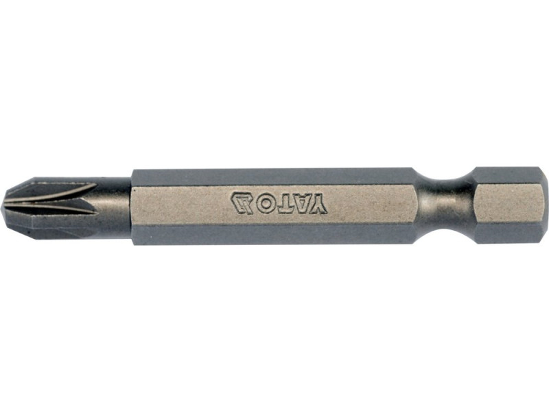 Набір біт Pozidriv PZ3 1/4" 50 мм YATO YT-78156, S2, 10 шт
