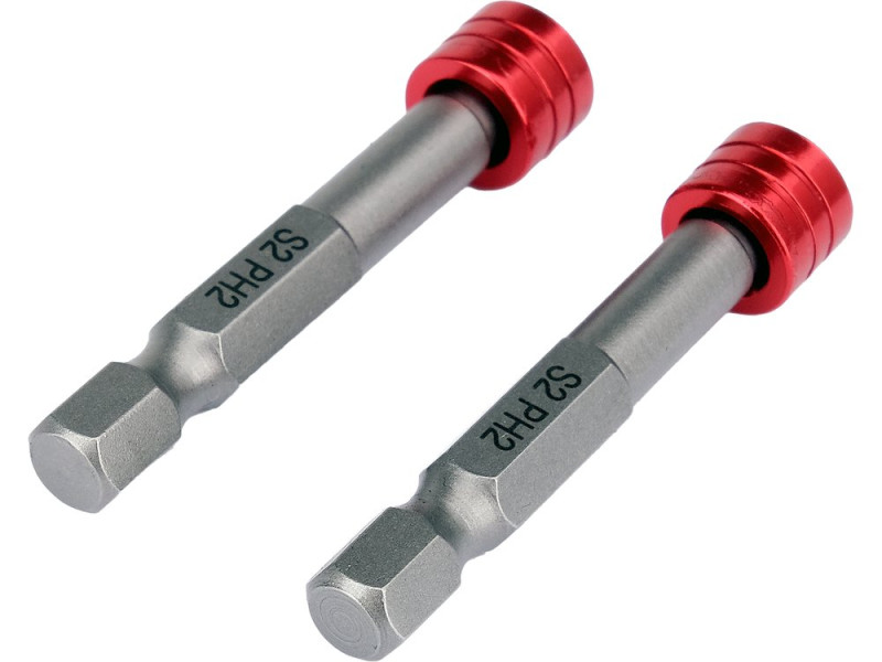 Набор бит Phillips PH2 1/4" 50 мм с магнитной рамкой YATO YT-78170, 2 шт