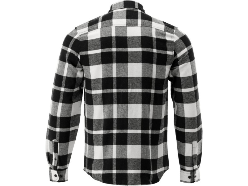 Сорочка фланелева біло-чорна, YATO розм. 3XL/ 84см х 65см,100%-бавовна (YT-78817)
